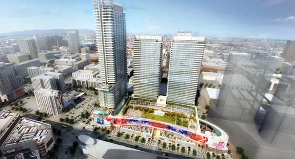 三思3500平方米戶外LED屏在美國西岸再造一箇“時(shi)