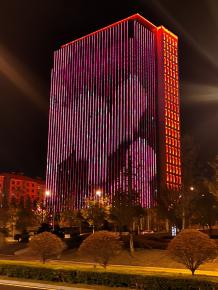 威海綠軸(zhou)中央商務區(qu)亮化工程